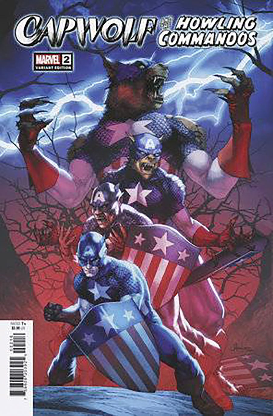 Capwolf And The Howling Commandos #2 Cover B Incentive Jay Anacleto Variant Cover