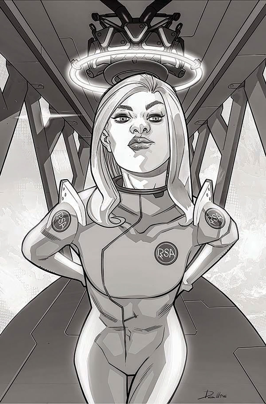 The Prism #2 Cover G Incentive David Messina Black & White Cover