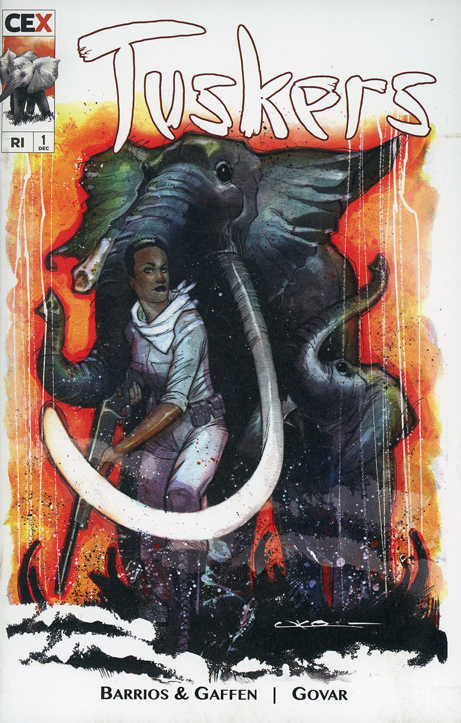 Tuskers #1 Cover C Incentive Uko Smith Variant Cover