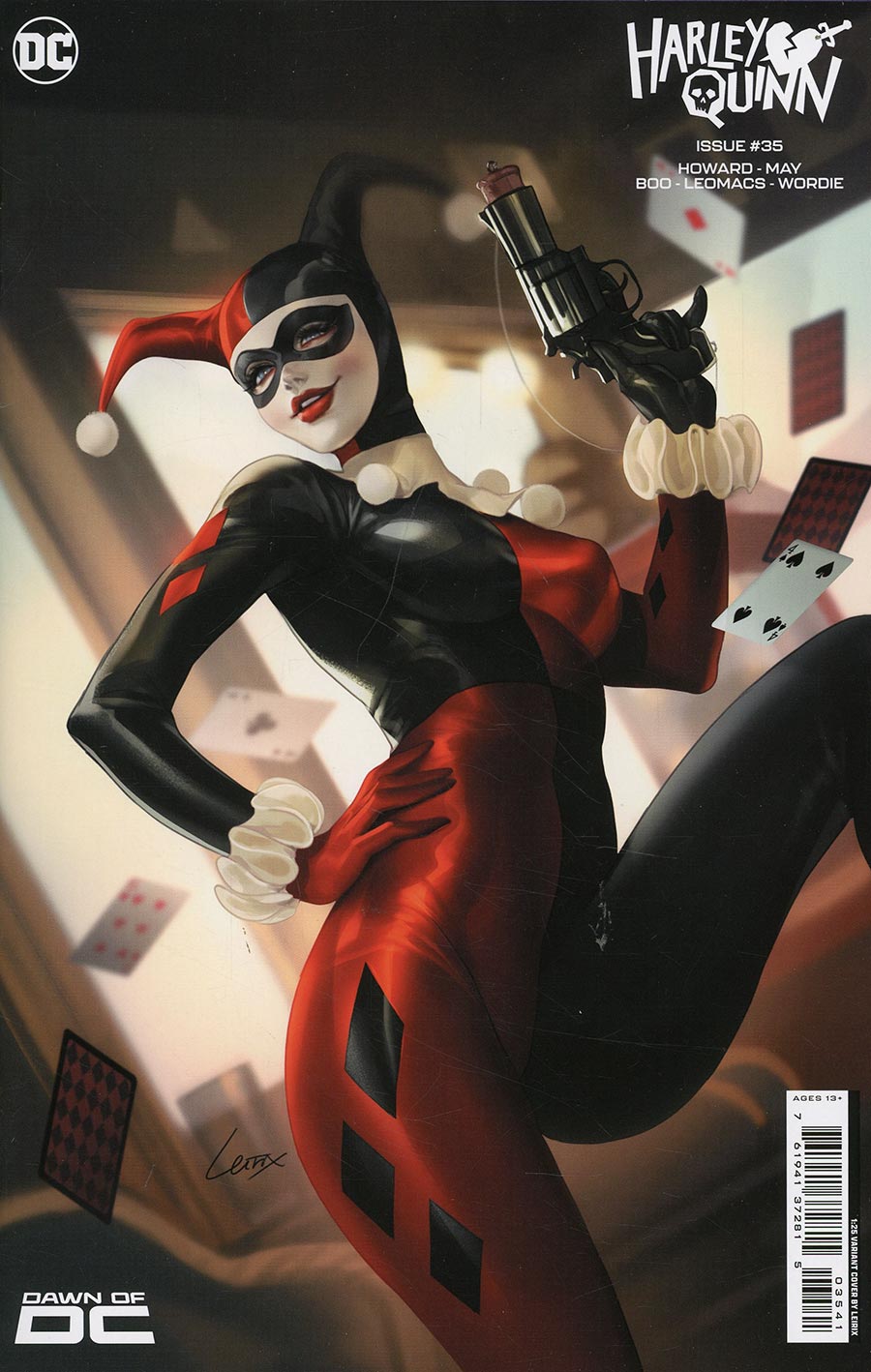 Harley Quinn Vol 4 #35 Cover D Incentive Lesley Leirix Li Card Stock Variant Cover