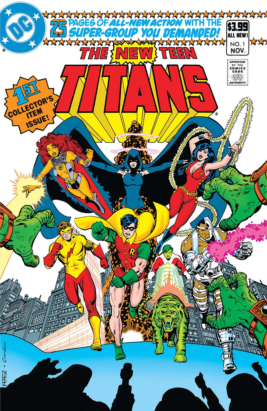 New Teen Titans #1 Facsimile Edition Cover A Regular George Perez & Dick Giordano Cover