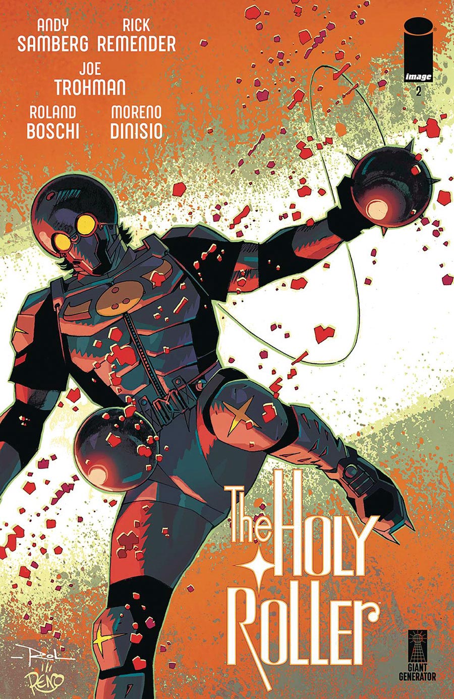 Holy Roller #2 Cover A Regular Roland Boschi Cover