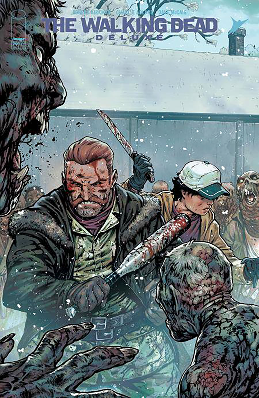 Walking Dead Deluxe #79 Cover C Variant Mateus Santolouco Connecting Cover