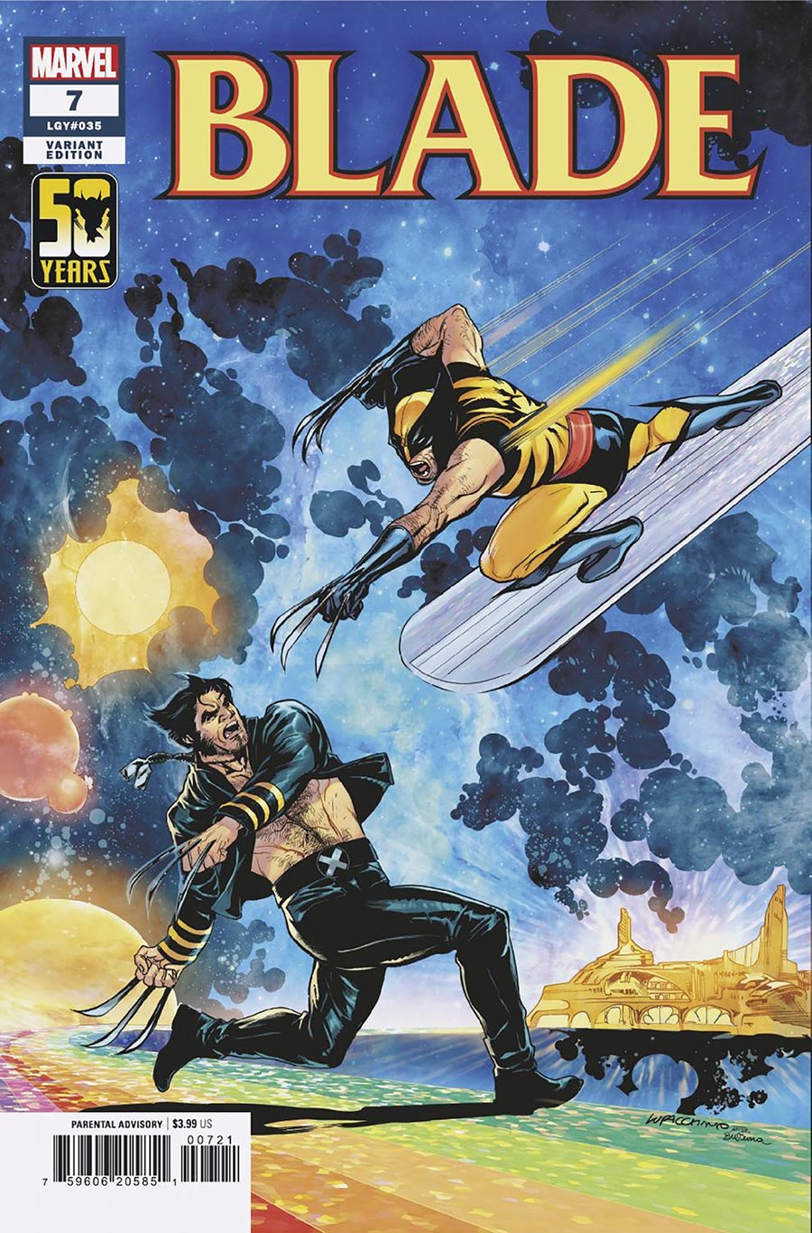 Blade Vol 4 #7 Cover B Variant Emanuela Lupacchino Wolverine Wolverine Wolverine Cover