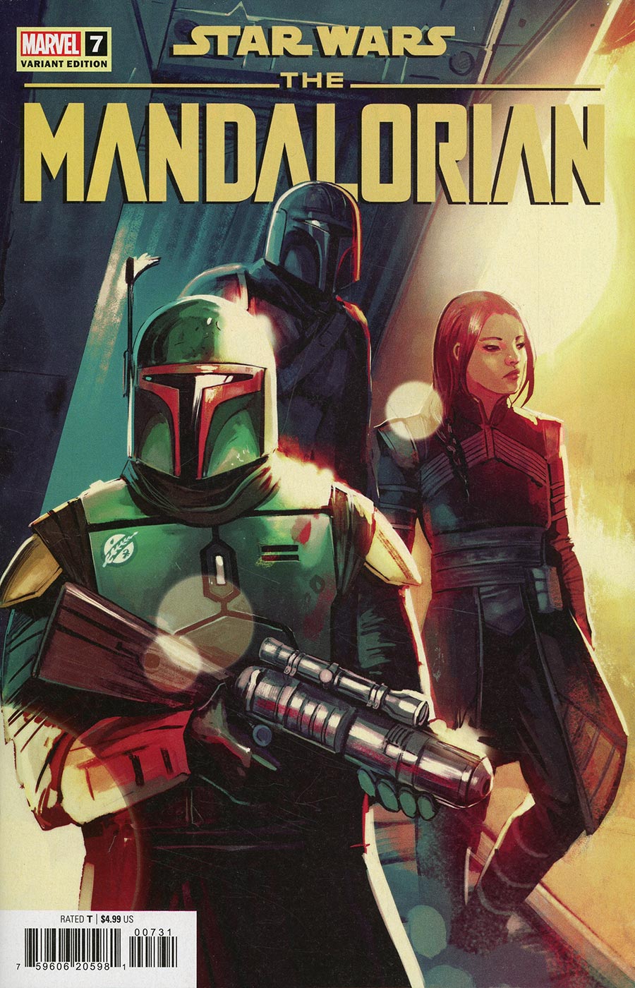 Star Wars The Mandalorian Season 2 #7 Cover C Variant Stephanie Hans Cover  - Midtown Comics
