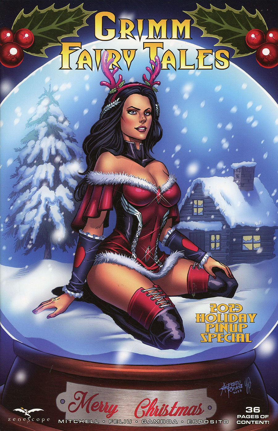 Grimm Fairy Tales 2023 Holiday Pinup Special #1 (One Shot) Cover A Alfredo Reyes