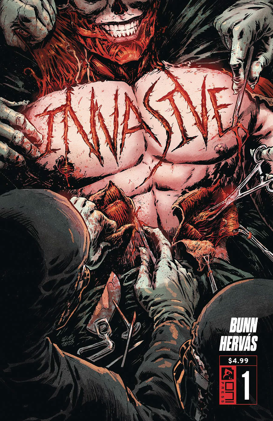 Invasive #1 Cover C Variant Brian Level Cover