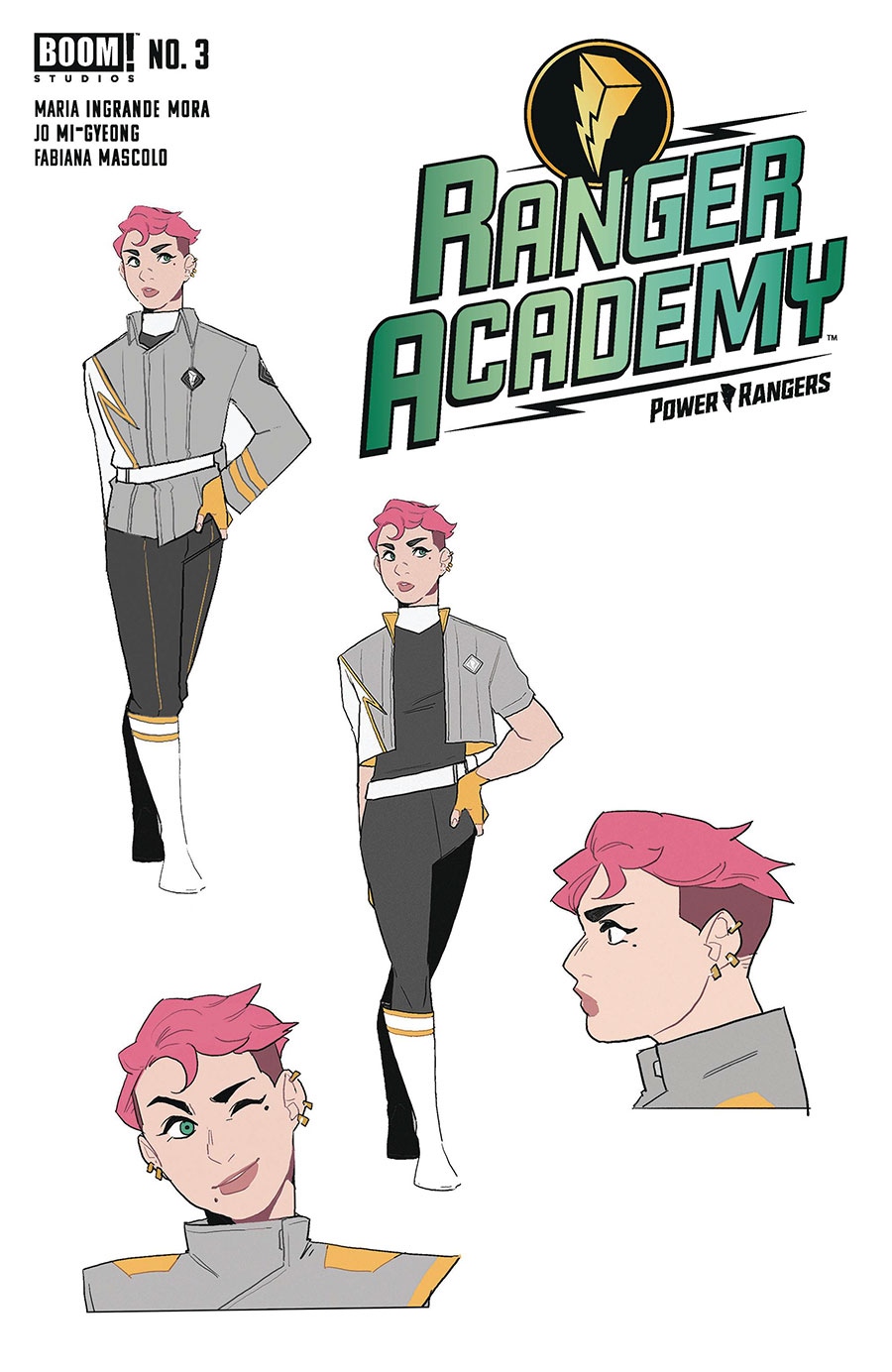 Ranger Academy #3 Cover B Variant Jo Mi-Gyeong Character Design Cover