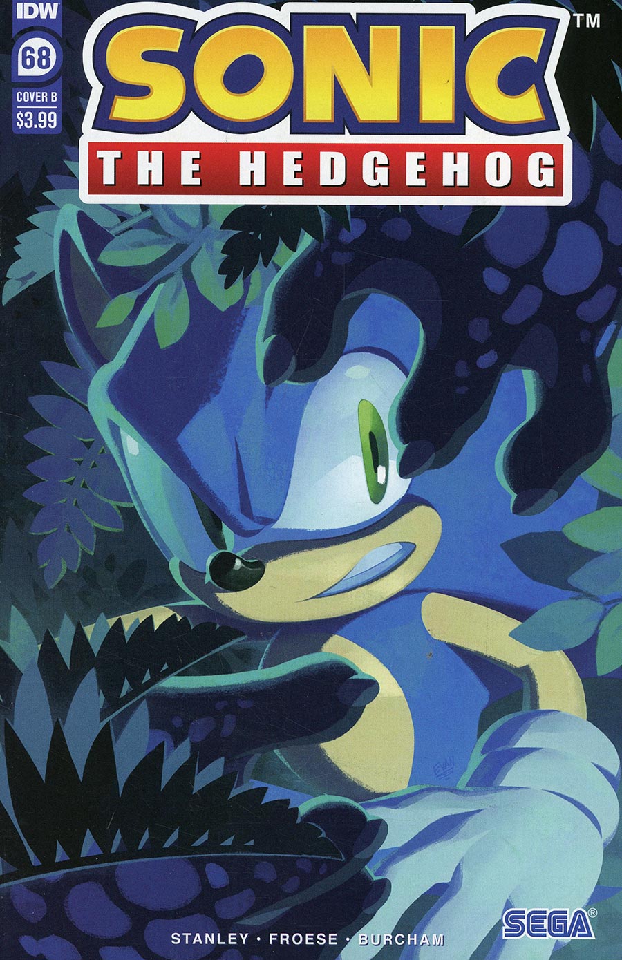 Sonic The Hedgehog Vol 3 #68 Cover B Variant Evan Stanley Cover