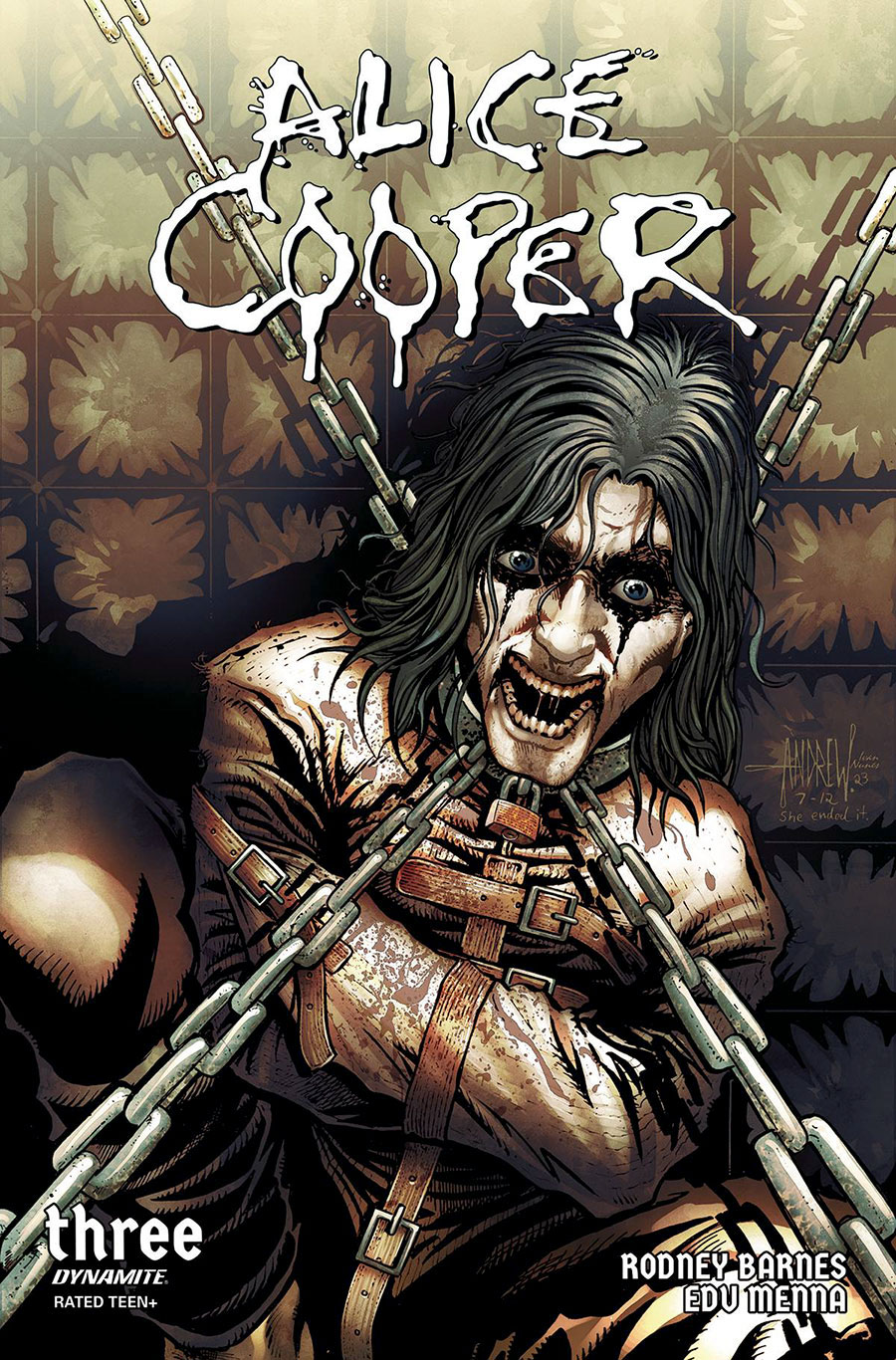 Alice Cooper Vol 2 #3 Cover B Variant Andrew Mangum Cover