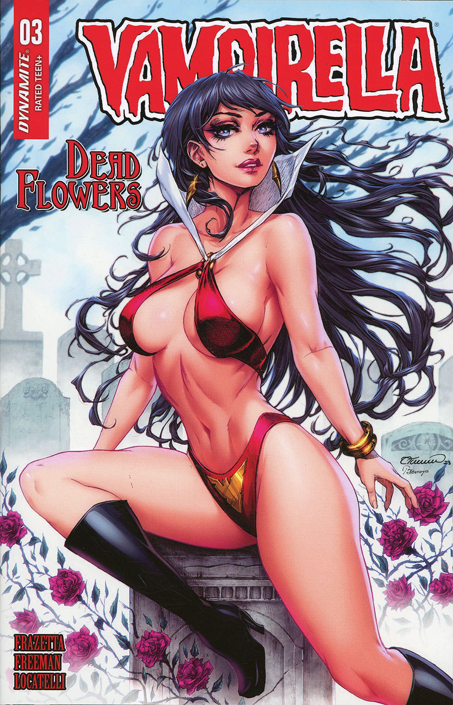 Vampirella Dead Flowers #3 Cover B Variant Collette Turner Cover