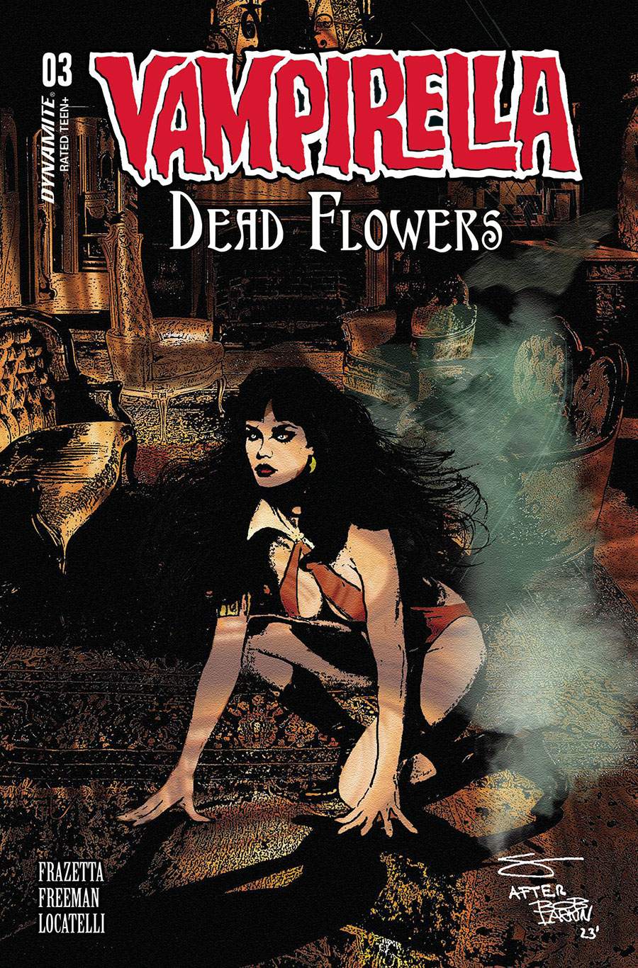 Vampirella Dead Flowers #3 Cover D Variant Sara Frazetta & Bob Freeman Cover