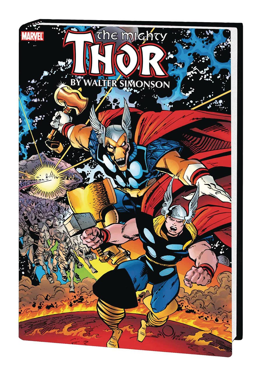 Thor By Walter Simonson Omnibus HC Direct Market Walter Simonson Thor & Beta Ray Bill Variant Cover New Printing (2024)