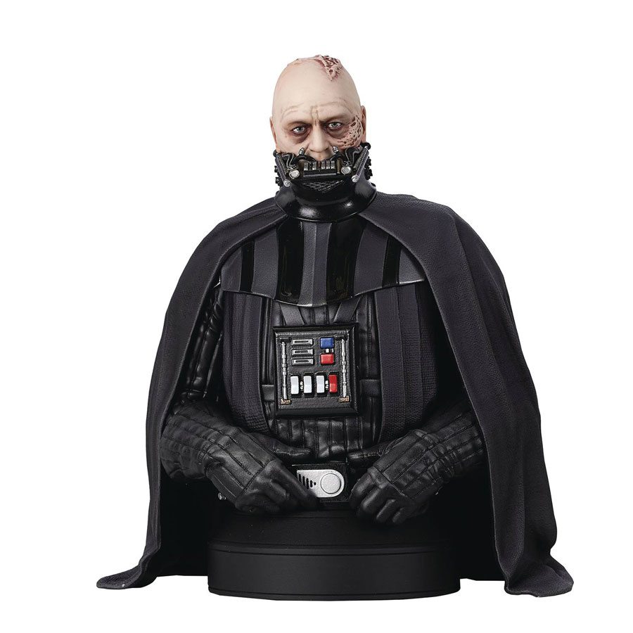 Star Wars Return Of The Jedi Darth Vader Unhelmeted 1/6 Scale Mini Bust