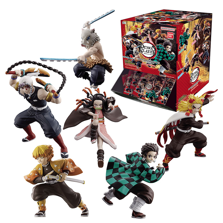 Demon Slayer Kimetsu No Yaiba Great Posing Mini Figure Blind Mystery Box