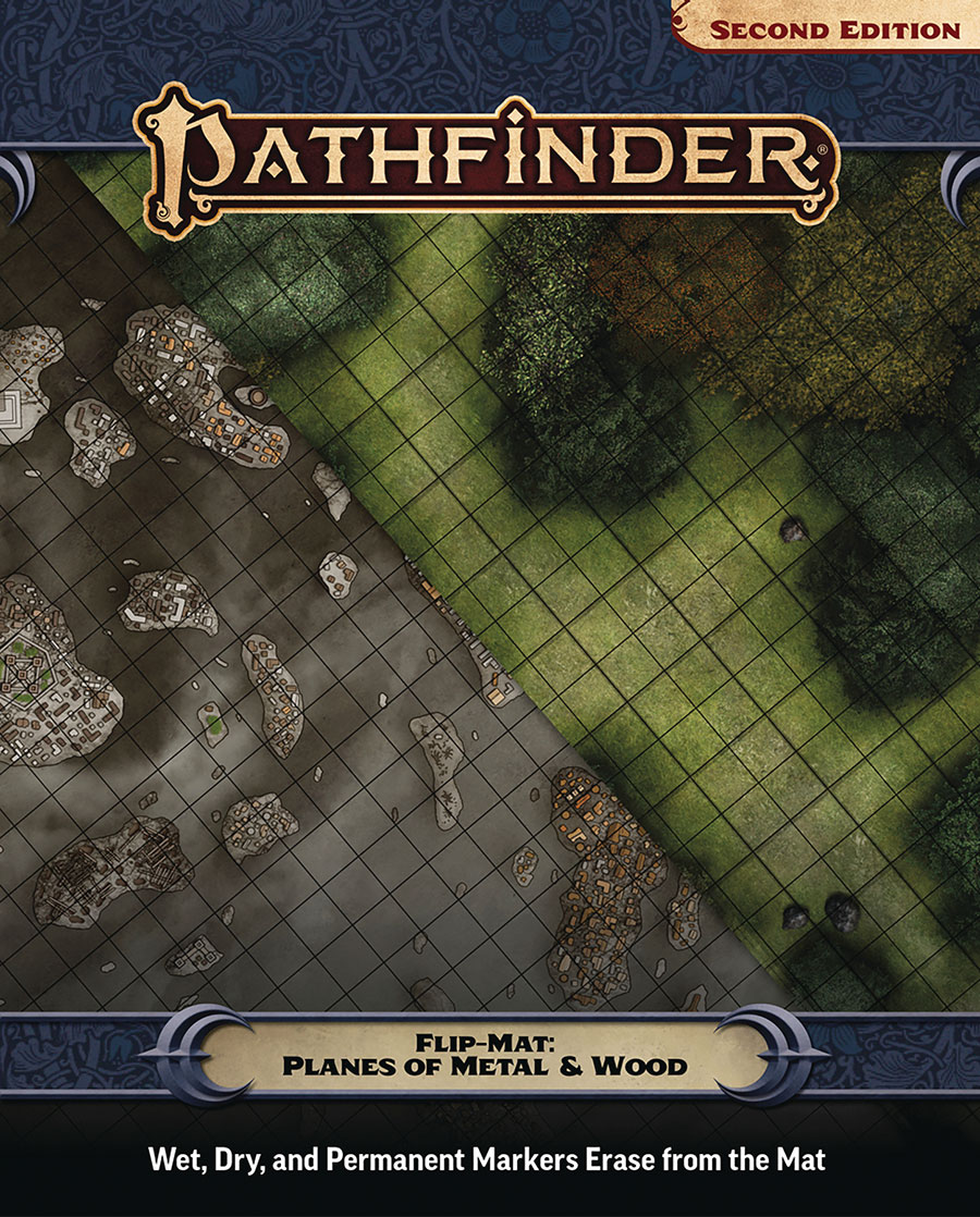 Pathfinder Flip-Mat - Planes Of Metal & Wood