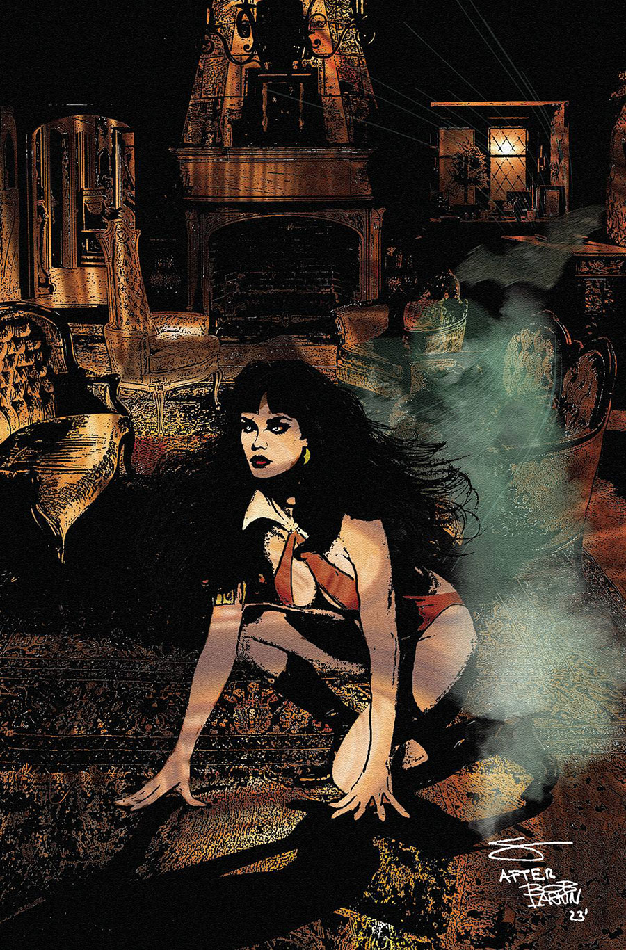 Vampirella Dead Flowers #3 Cover I Incentive Sara Frazetta & Bob Freeman Virgin Cover