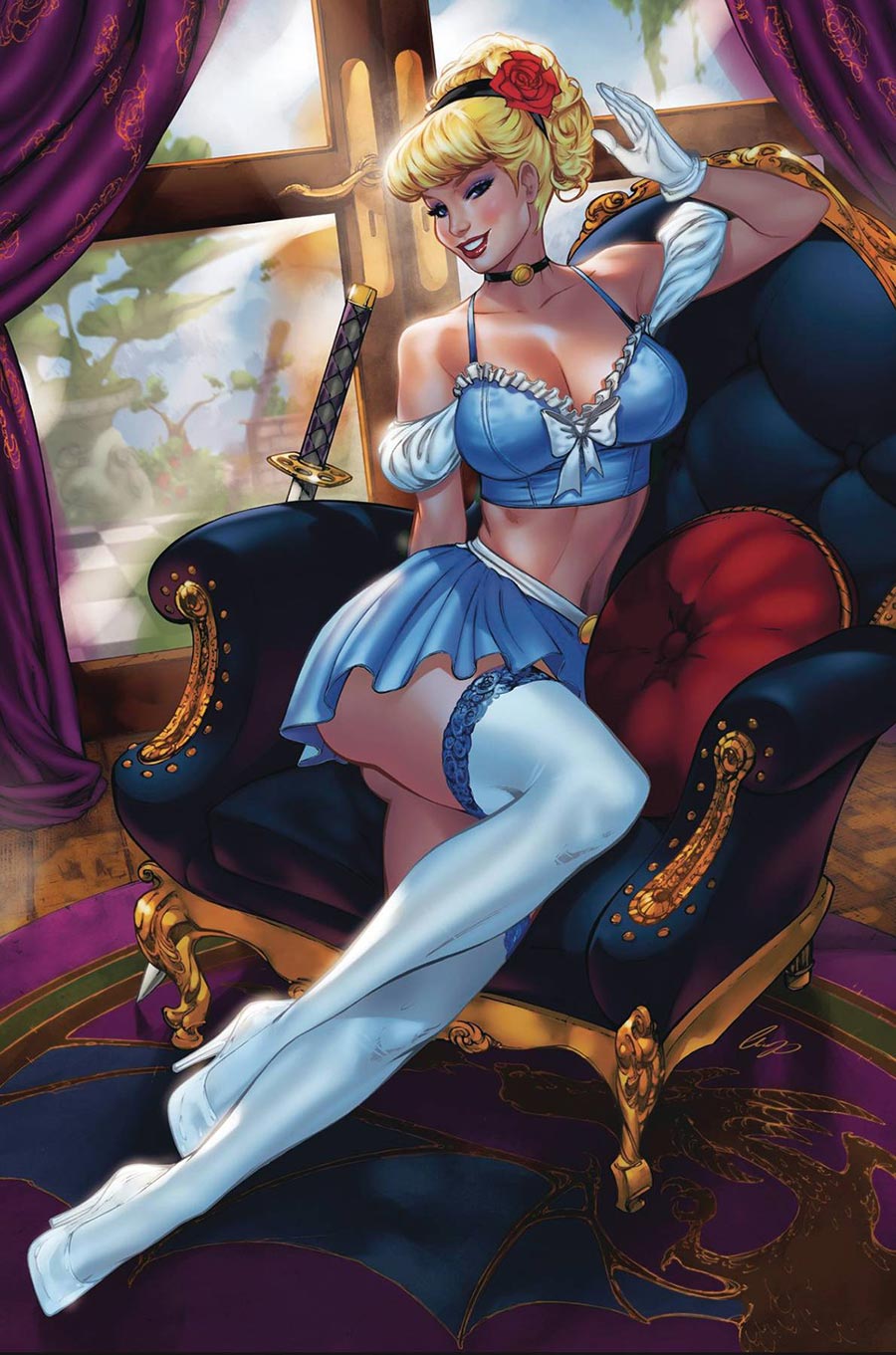 Grimm Fairy Tales Presents Grimm Universe Quarterly #11 2023 Holiday Special Cover E Elias Chatzoudis Cindy Regular Retailer Variant Cover