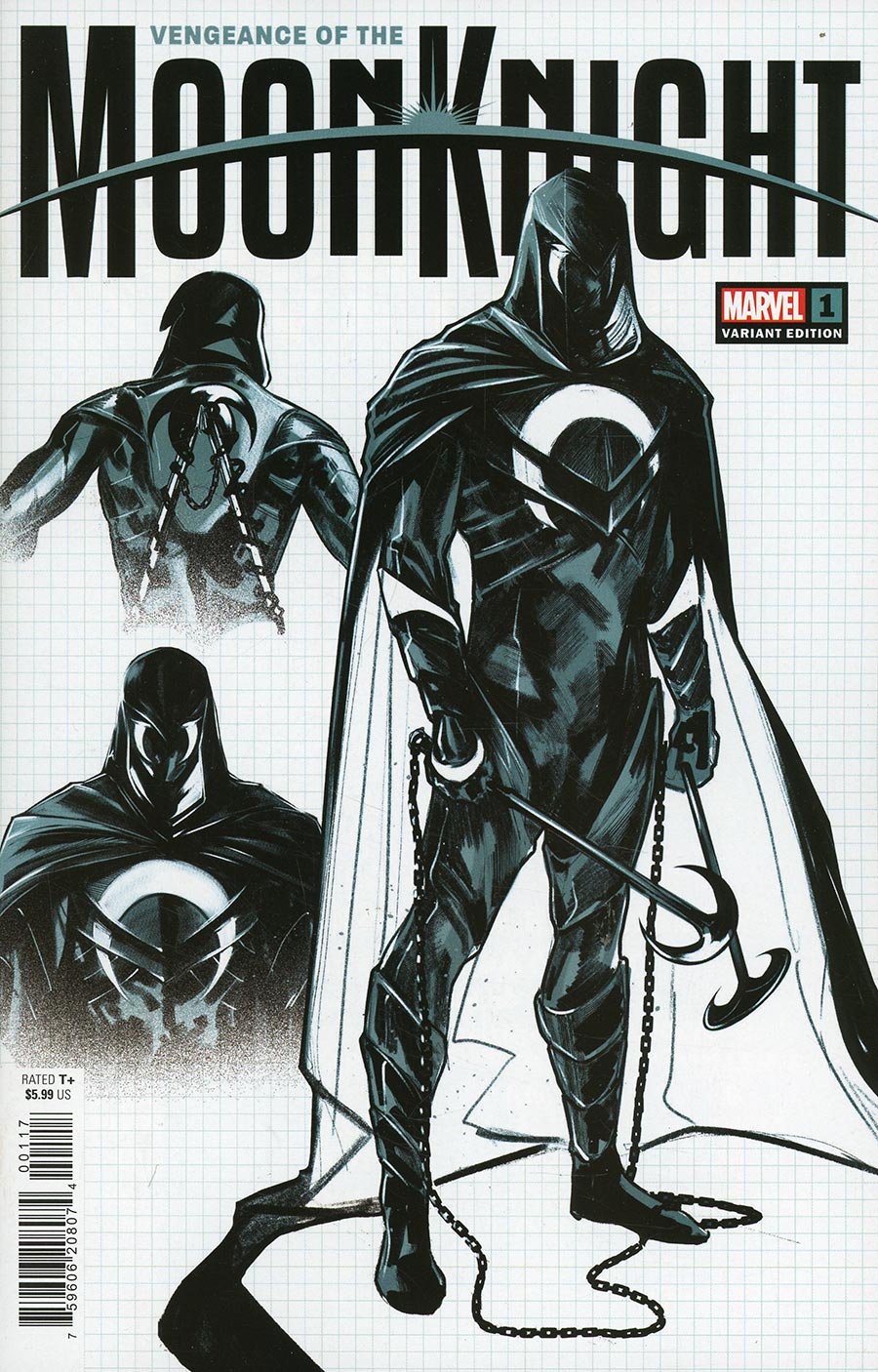 Vengeance Of The Moon Knight Vol 2 #1 Cover F Incentive Alessandro Cappuccio Design Variant Cover