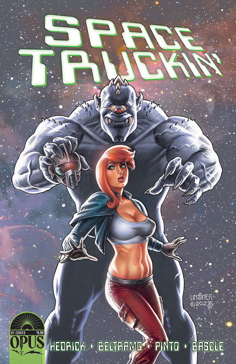 Space Truckin #1 (One Shot) Cover D Variant Joseph Michael Linsner Cover