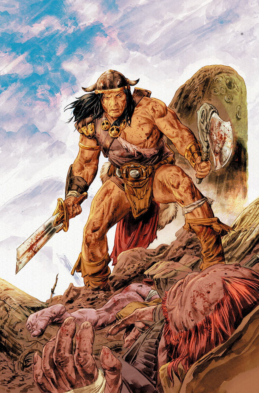 Conan The Barbarian Vol 5 #3 Cover G 3rd Ptg Doug Braithwaite Virgin Variant Cover