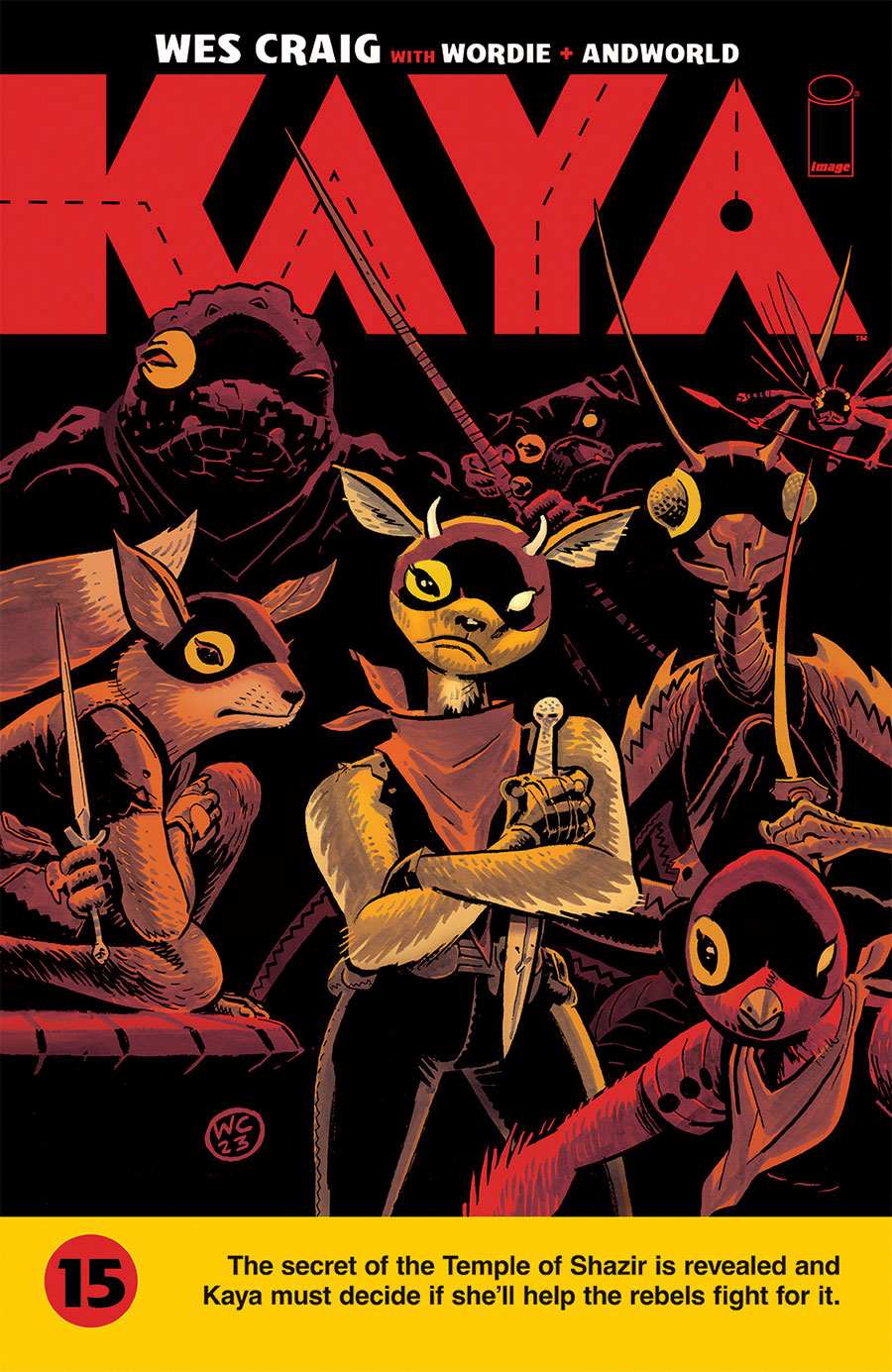 Kaya #15 Cover A Regular Wes Craig Cover