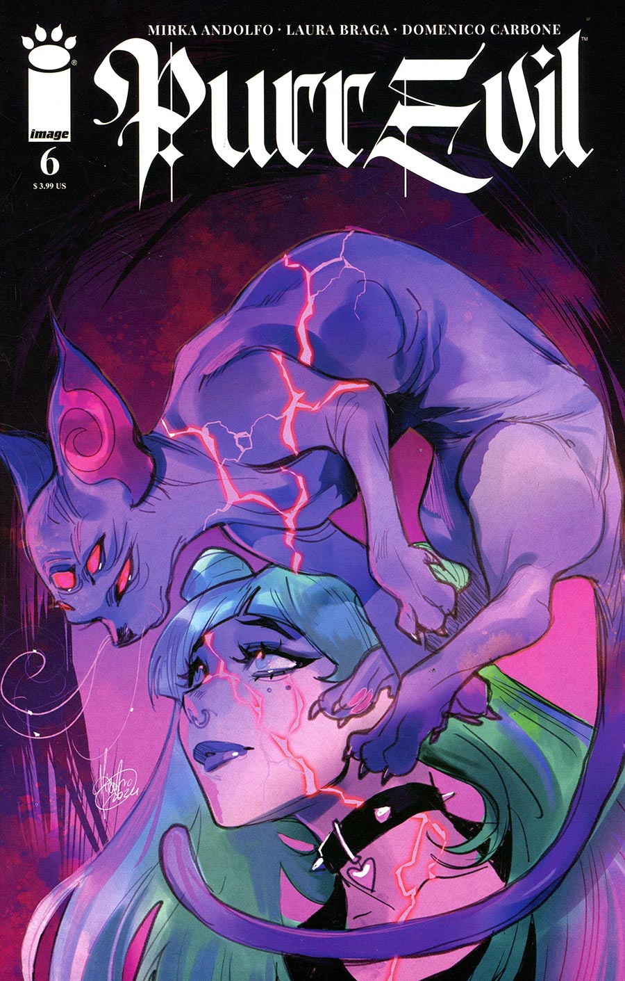 Purr Evil #6 Cover B Variant Mirka Andolfo Cover