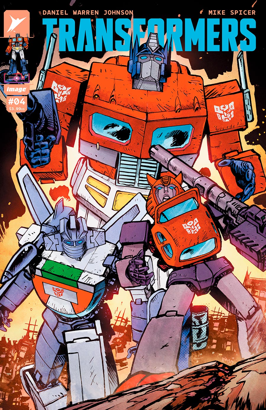 Transformers Vol 5 #4 Cover A Regular Daniel Warren Johnson & Mike Spicer Cover