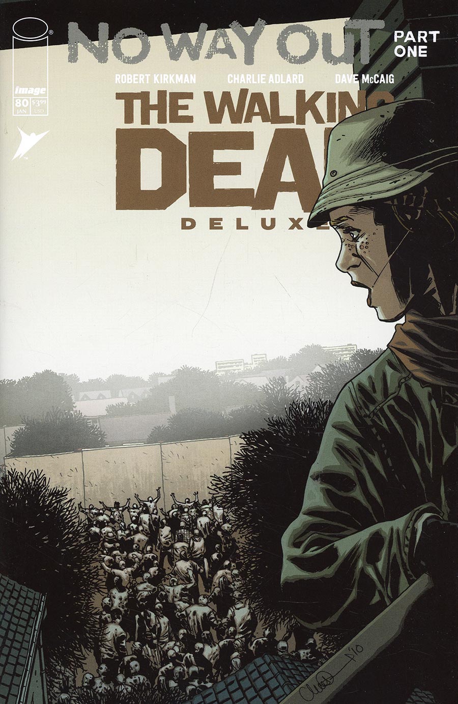 Walking Dead Deluxe #80 Cover B Variant Charlie Adlard & Dave McCaig Cover