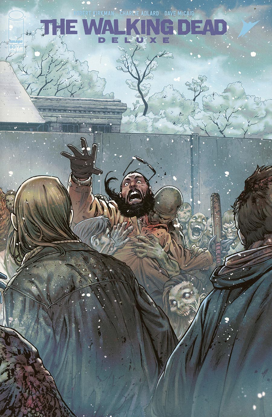 Walking Dead Deluxe #80 Cover C Variant Mateus Santolouco Connecting Cover