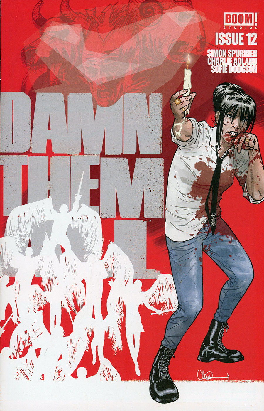 Damn Them All #12 Cover A Regular Charlie Adlard Cover