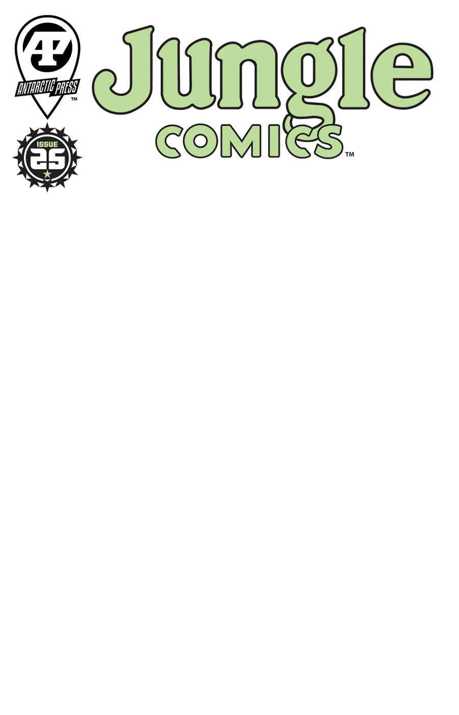 Jungle Comics Vol 3 #25 Cover B Variant Blank Cover