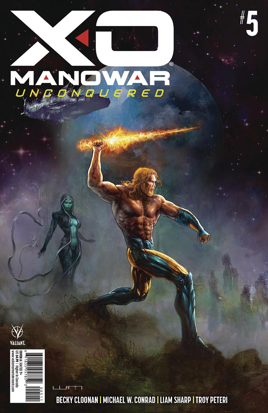 X-O Manowar Unconquered #5 Cover A Regular Liam Sharp Cover