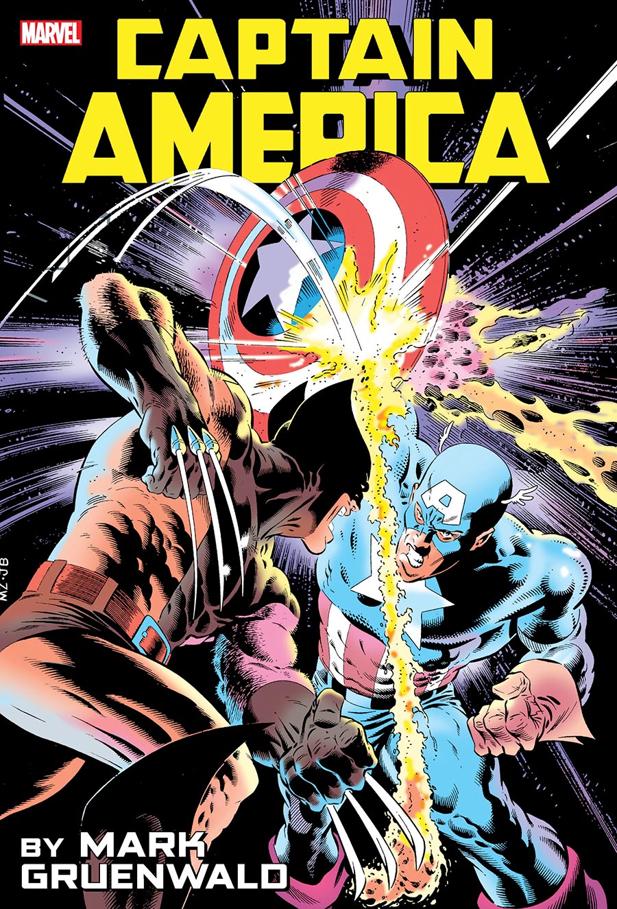 Captain America By Mark Gruenwald Omnibus Vol 1 HC Book Market Mike Zeck Captain America vs Wolverine Cover