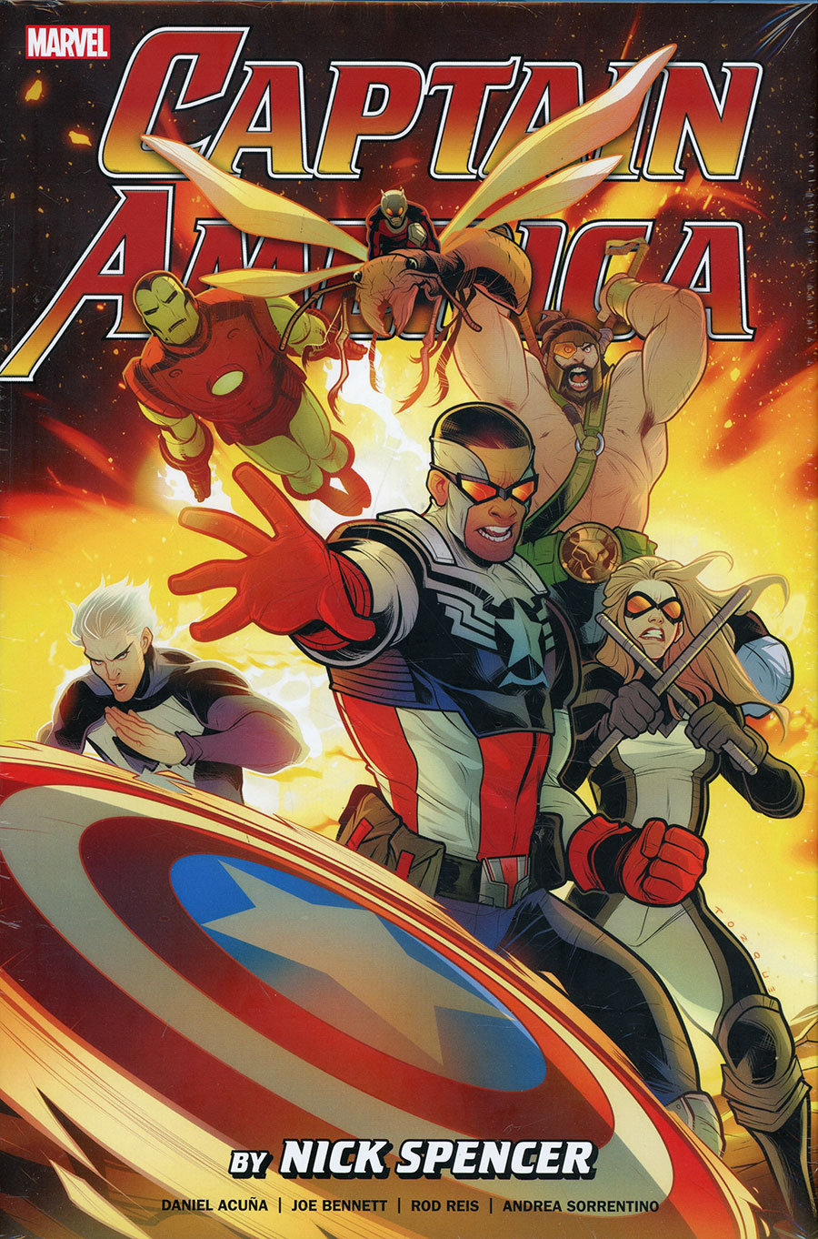 Captain America By Nick Spencer Omnibus Vol 2 HC Direct Market Elizabeth Torque Variant Cover