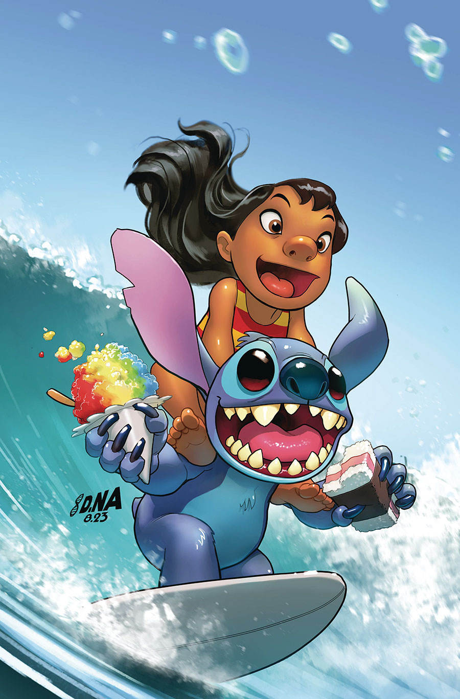 Lilo & Stitch #1 Cover K Incentive David Nakayama Virgin Foil Cover