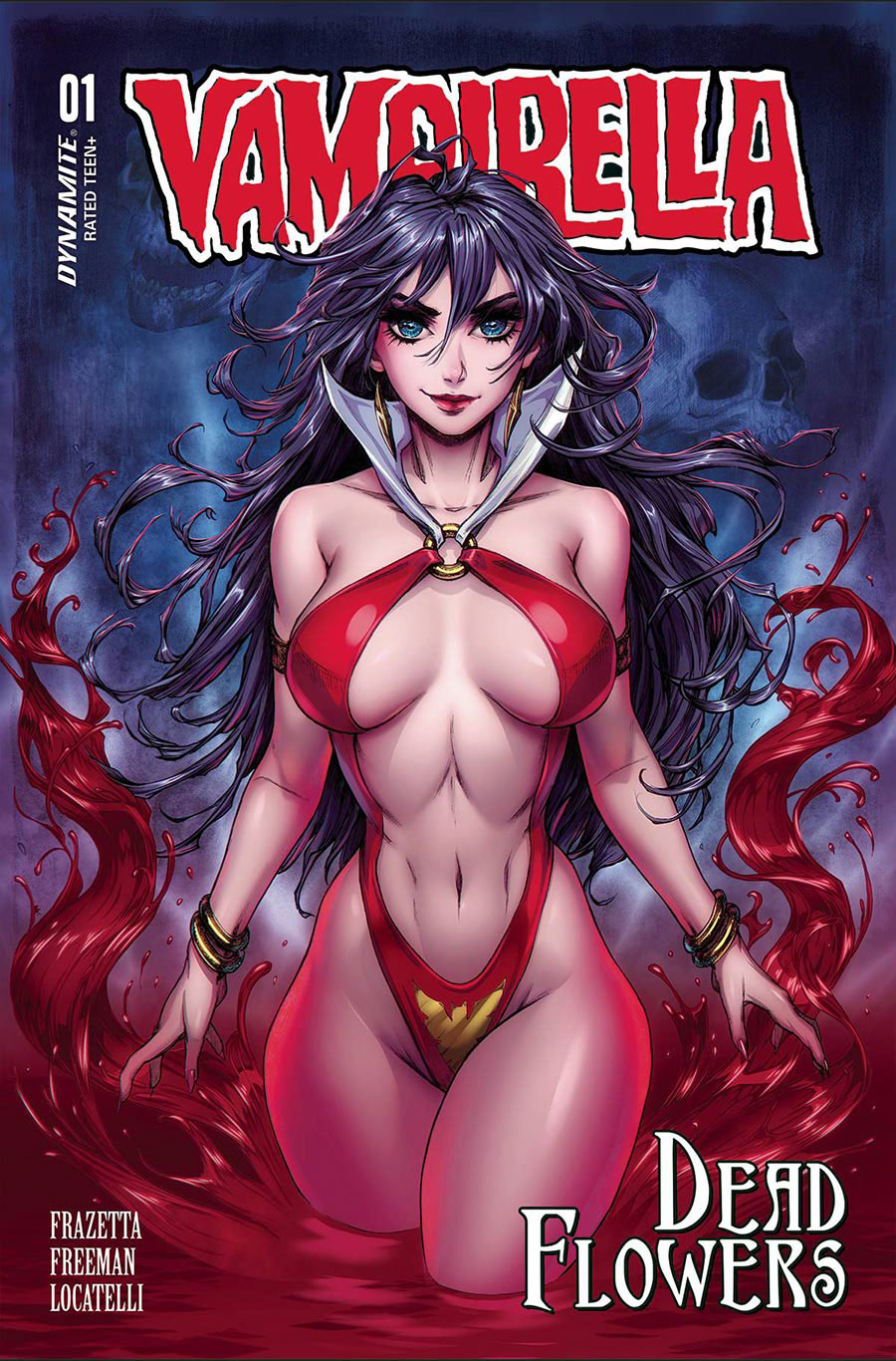 Vampirella Dead Flowers #1 Cover Y Collette Turner Trade Dress Foil Variant Cover