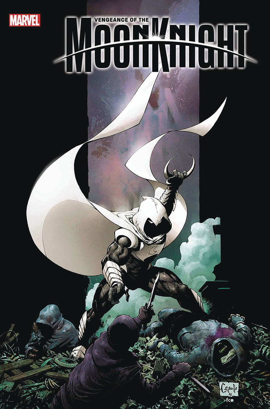 Vengeance Of The Moon Knight Vol 2 #1 Cover L DF Greg Capullo Variant Cover Silver Signature Series Signed By Greg Capullo