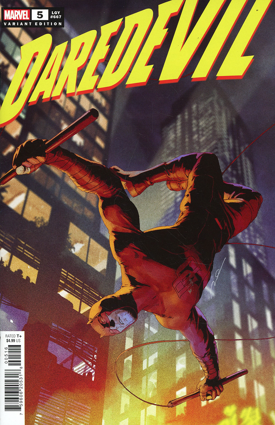 Daredevil Vol 8 #5 Cover D Incentive Gerald Parel Variant Cover