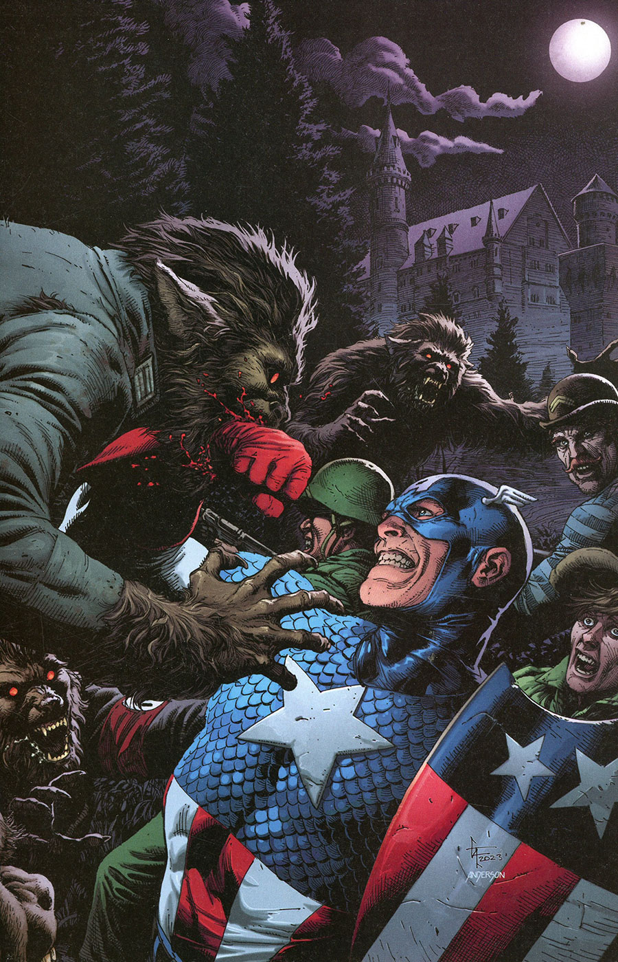 Capwolf And The Howling Commandos #1 Cover F 2nd Ptg Incentive Gary Frank Variant Cover