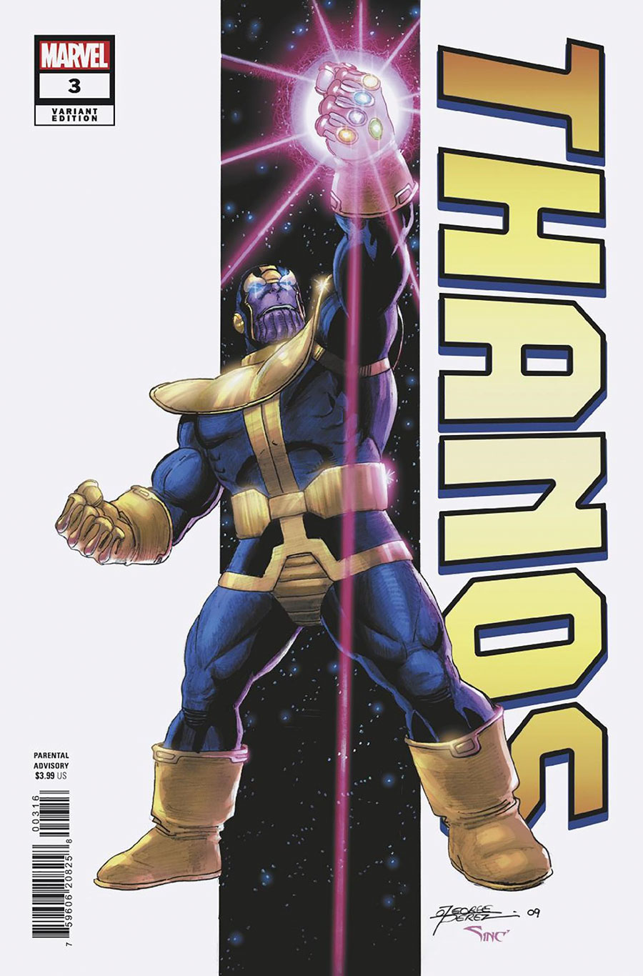 Thanos Vol 4 #3 Cover C Incentive George Perez Variant Cover