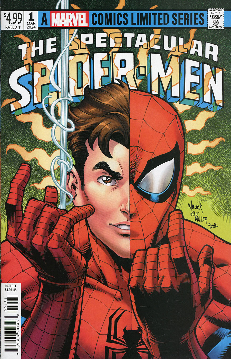 Spectacular Spider-Men #1 Cover D Variant Todd Nauck Homage Peter Parker Cover (Limit 1 Per Customer)