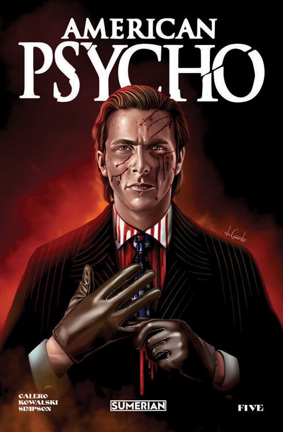 American Psycho #5 Cover A Regular Nino Cammarata Cover