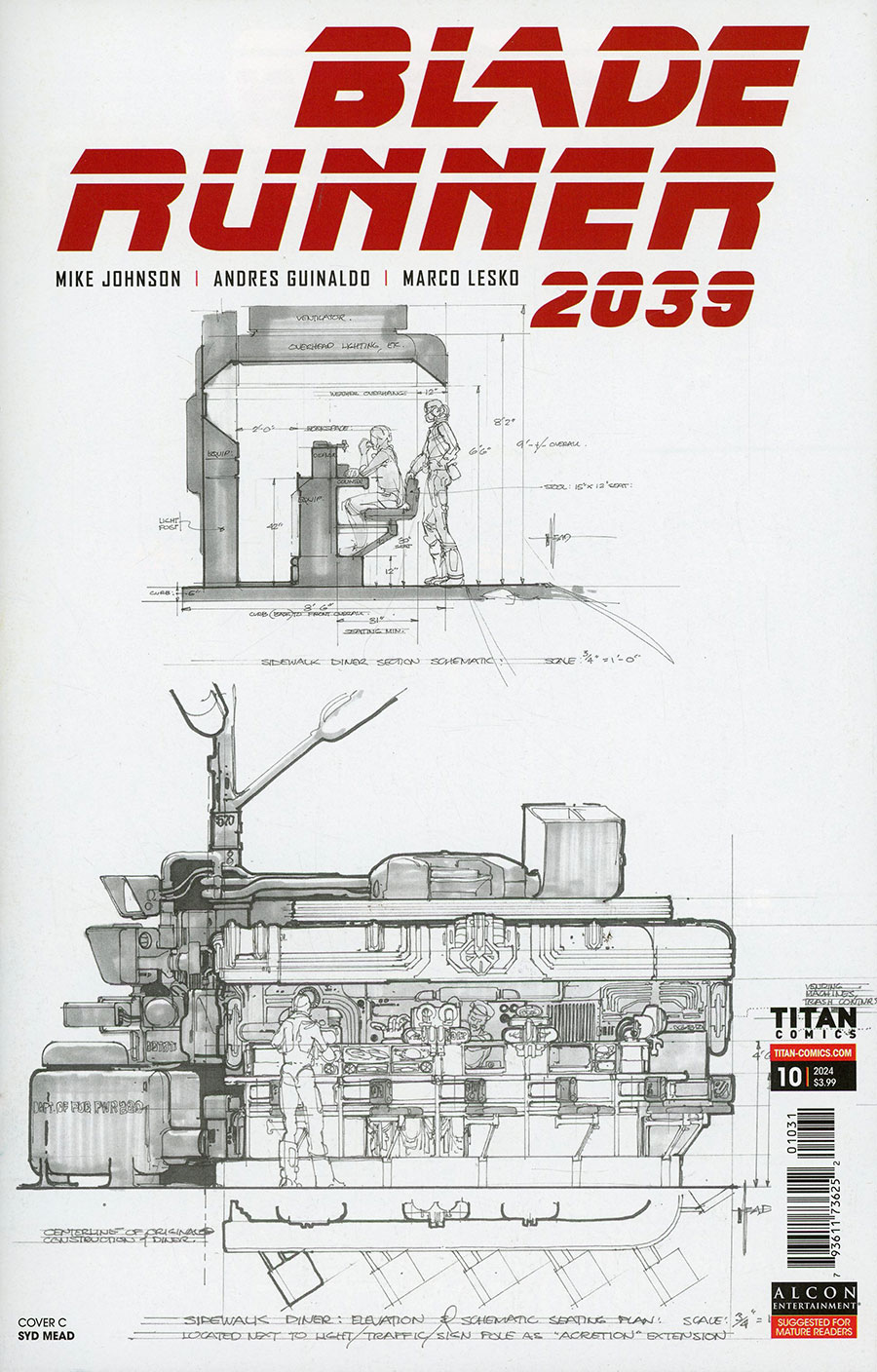 Blade Runner 2039 #10 Cover C Variant Syd Mead Cover