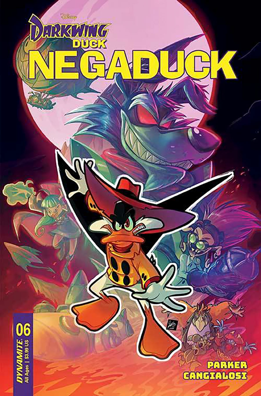 Darkwing Duck Negaduck #6 Cover D Variant Ciro Cangialosi Cover