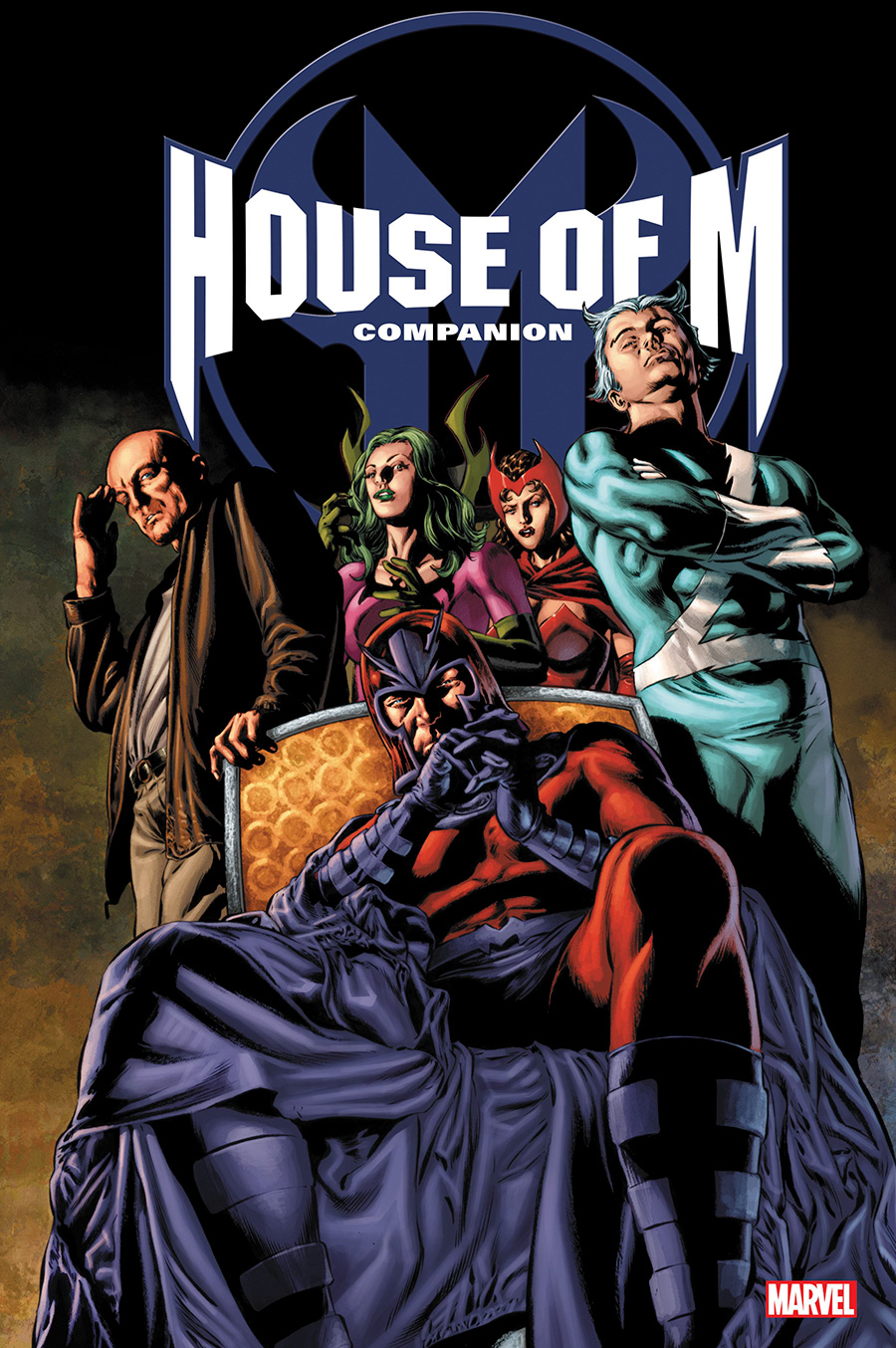 House Of M Omnibus Companion HC Book Market Mike Perkins Cover