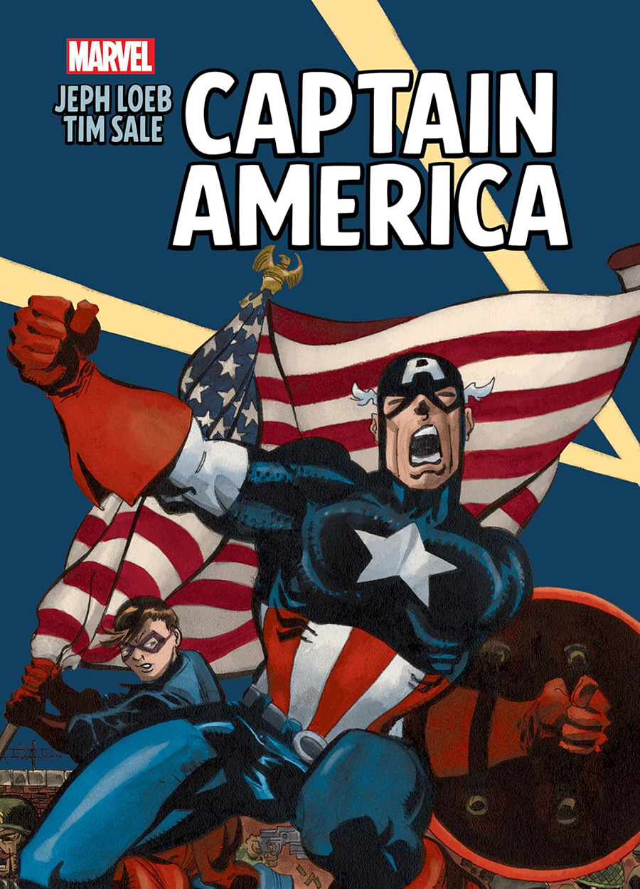 Jeph Loeb & Tim Sale Captain America Gallery Edition HC Book Market Tim Sale Cover