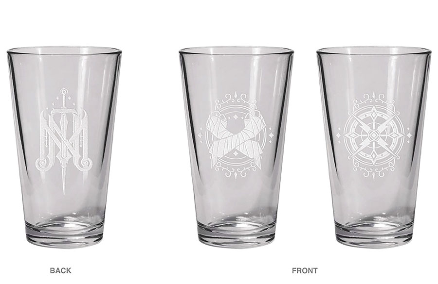 Critical Role The Mighty Nein Pint Glass Set - Beauregard & Yasha