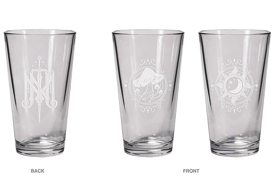 Critical Role The Mighty Nein Pint Glass Set - Caduceus & Mollymauk