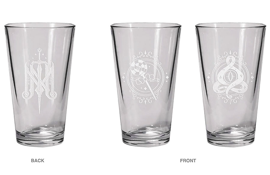 Critical Role The Mighty Nein Pint Glass Set - Jester & Fjord